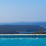 Beautiful Villa Marevista With Sea View And Pool In Labin Near Rabac