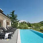 Villa With Pool Surrounded By Woods In Labin
