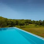 Rustic Villa Krug With Panorama View In Buje