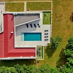 Villa Bateli For 8 People In Central Istria With Children Playground, Jacuzzi And Salt-Water Private Pool