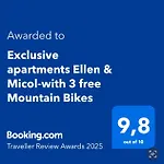 Exclusive Apartments Ellen & Micol-With 3 Free Mountain Bikes