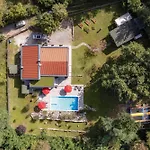 Red House Kraj Drage - Villa With Swimming Pool And Playground